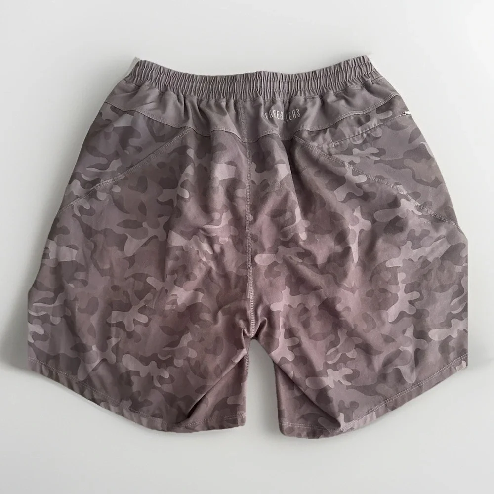 Freeballers Mens XL Black Camo Lined Shorts‎ 8